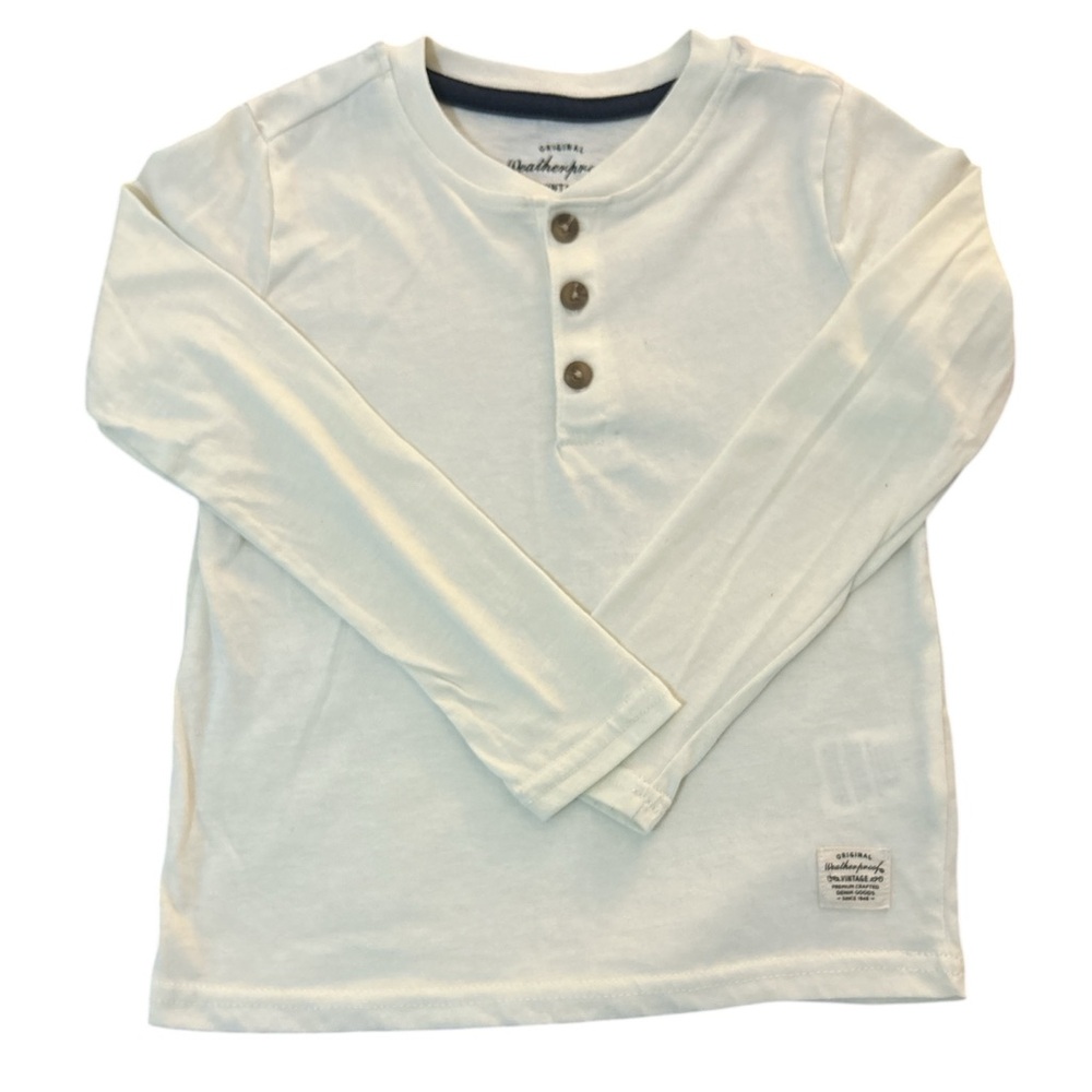 Classic White Long Sleeve Kids Tee